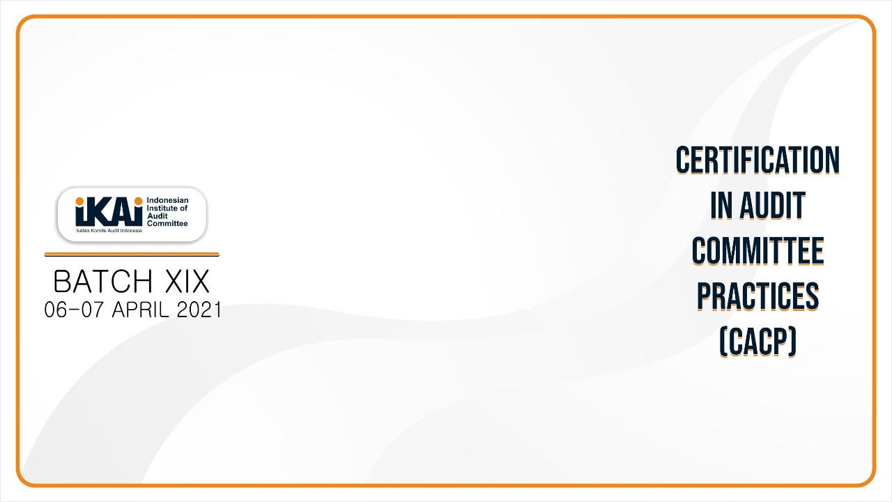 CACP Review Course Batch XIX – 6 dan 7 April 2021